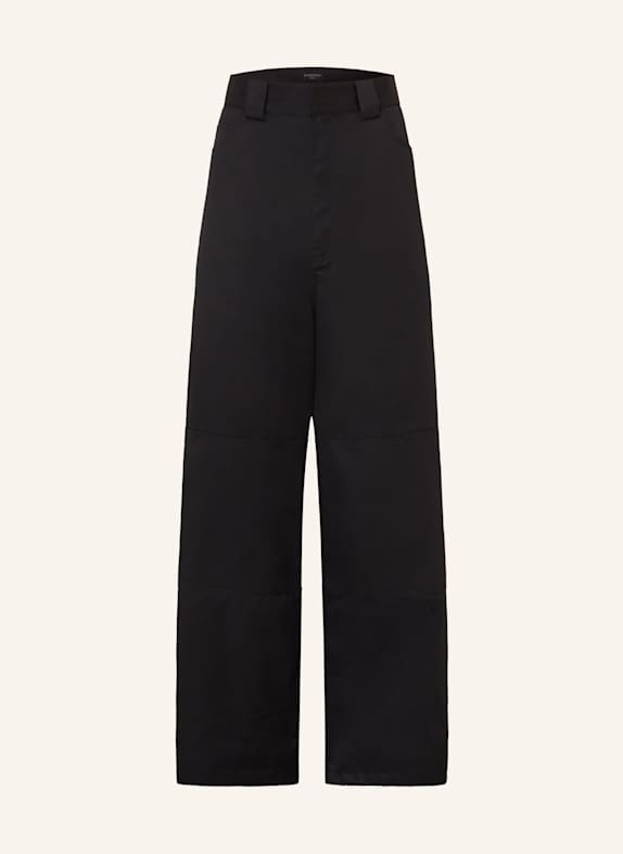 BALENCIAGA Bojówki wide fit CZARNY