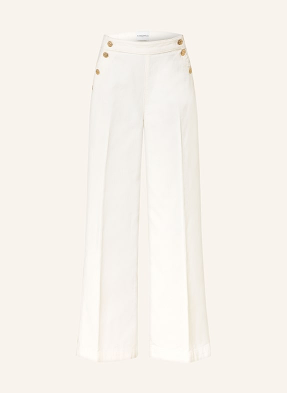 CLAUDIE PIERLOT Marlenehose aus Cord ECRU