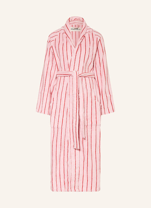 BONGUSTA Unisex župan NARAM RŮŽOVÁ/ ČERVENÁ