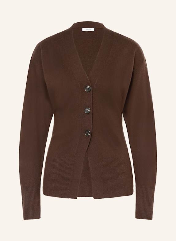 REISS Strickjacke TYLA DUNKELBRAUN