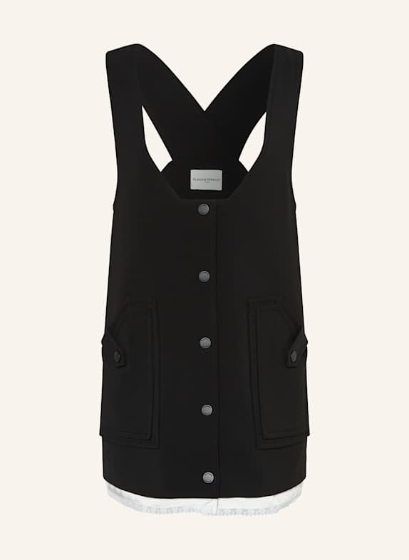 CLAUDIE PIERLOT Latzkleid SCHWARZ