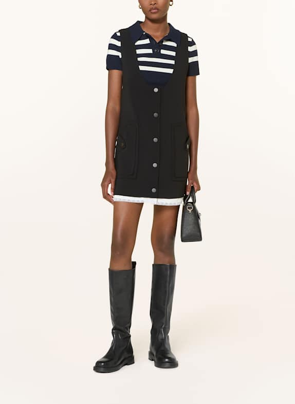 CLAUDIE PIERLOT Latzkleid SCHWARZ