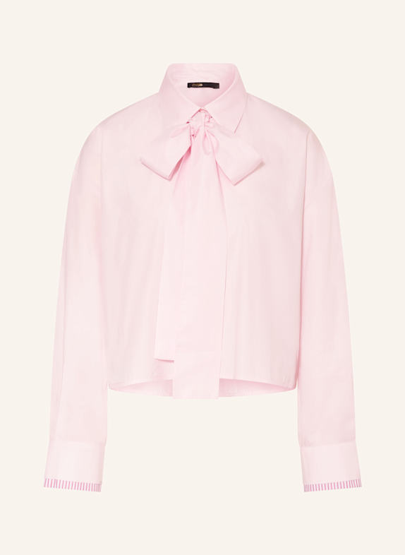 maje Hemdbluse mit abnehmbarer Schluppe HELLROSA