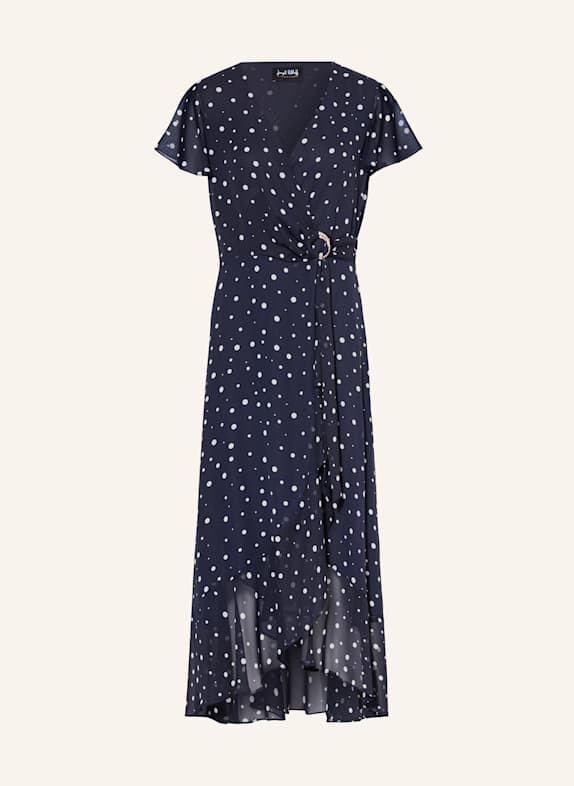 Joseph Ribkoff SIGNATURE Wickelkleid DUNKELBLAU / WEISS