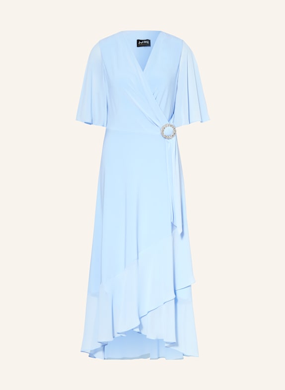 Joseph Ribkoff SIGNATURE Cocktailkleid in Wickeloptik HELLBLAU