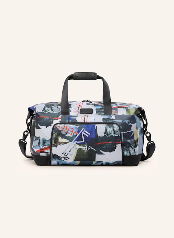 TUMI ALPHA 3 Travel bag DOUBLE EXPANSION CREAM/ BLUE/ RED