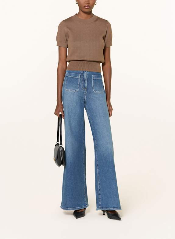 REISS Wide Leg Jeans BELLA 31 MID BLUE