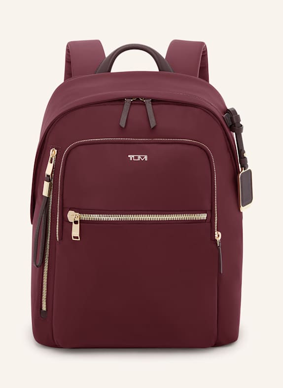 TUMI VOYAGEUR Rucksack HALSEY mit Laptop-Fach DUNKELROT
