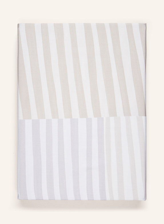 SCHLOSSBERG Bettbezug MELVIN BEIGE / CREME / GRAU