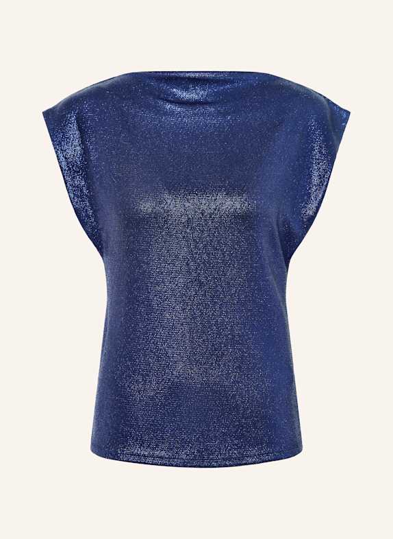 TED BAKER Top JJESCA mit Glitzergarn DUNKELBLAU