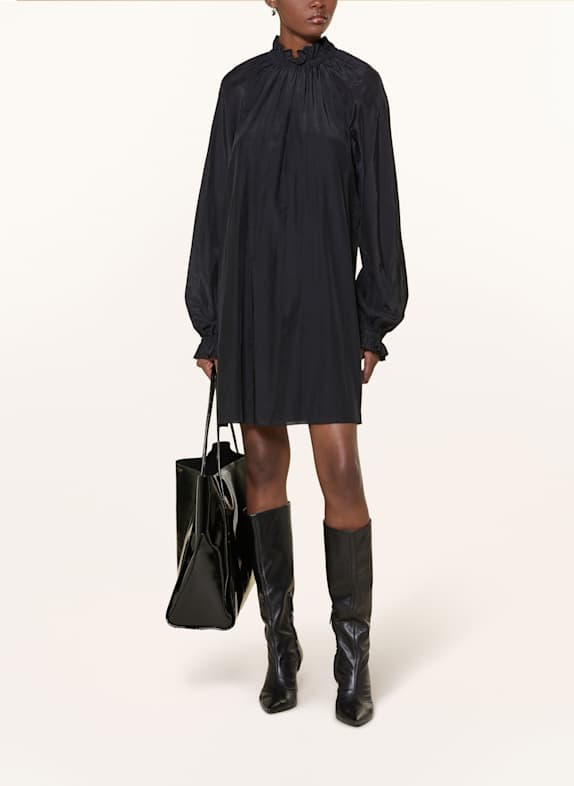 TED BAKER Kleid MACARA mit Rüschen SCHWARZ