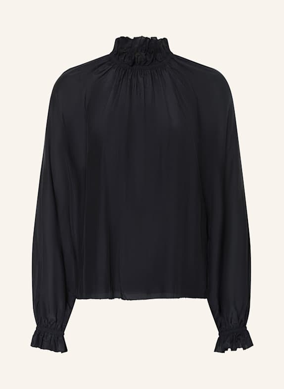 TED BAKER SAMRAA Shirt blouse with ruffles BLACK