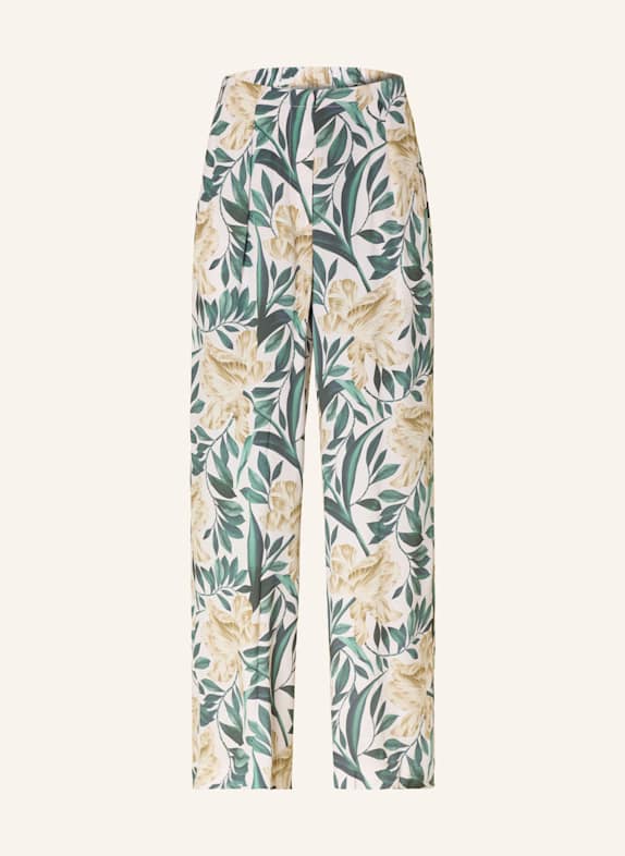 TED BAKER Kalhoty GRIESHA KRÉMOVÁ / ZELENÁ / SVĚTLE HNĚDÁ