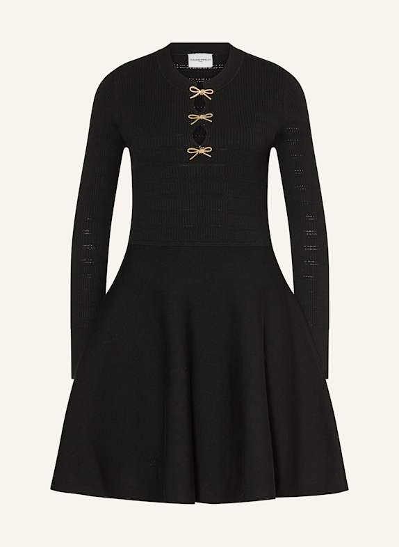 CLAUDIE PIERLOT Strickkleid SCHWARZ