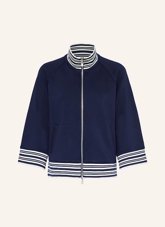 Joseph Ribkoff Sweat jacket with 3/4 sleeves DARK BLUE / WHITE