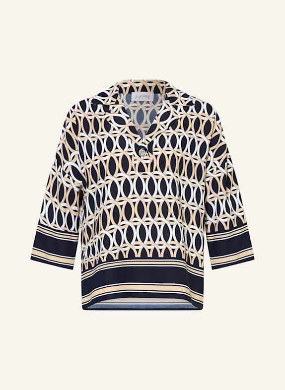 Joseph Ribkoff Blusenshirt mit 3/4-Arm BEIGE / SCHWARZ / WEISS