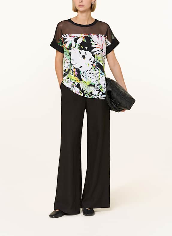 Joseph Ribkoff T-shirt SVART / VIT / GUL