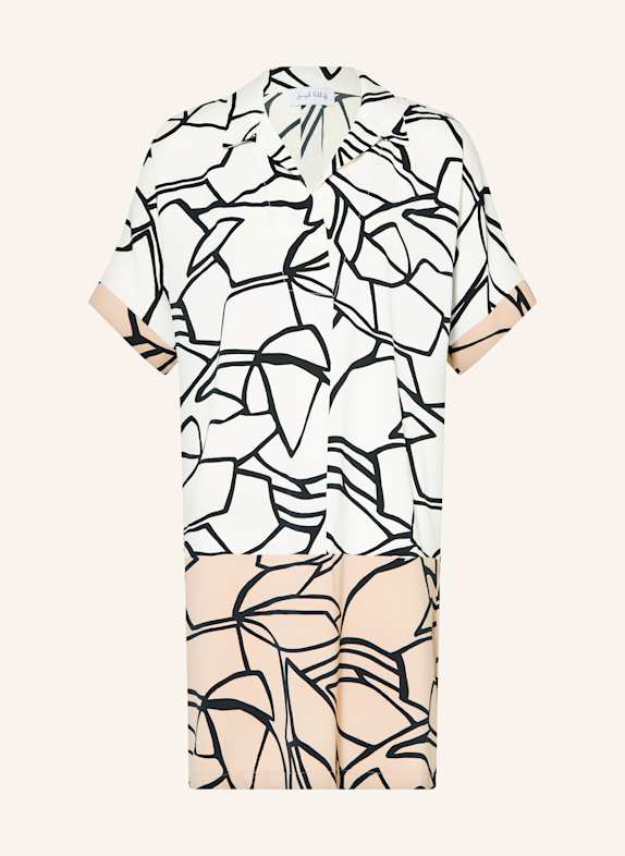 Joseph Ribkoff Hemdblusenkleid ECRU / SCHWARZ / BEIGE