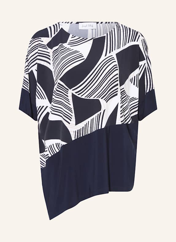 Joseph Ribkoff T-Shirt DUNKELBLAU / WEISS / BEIGE
