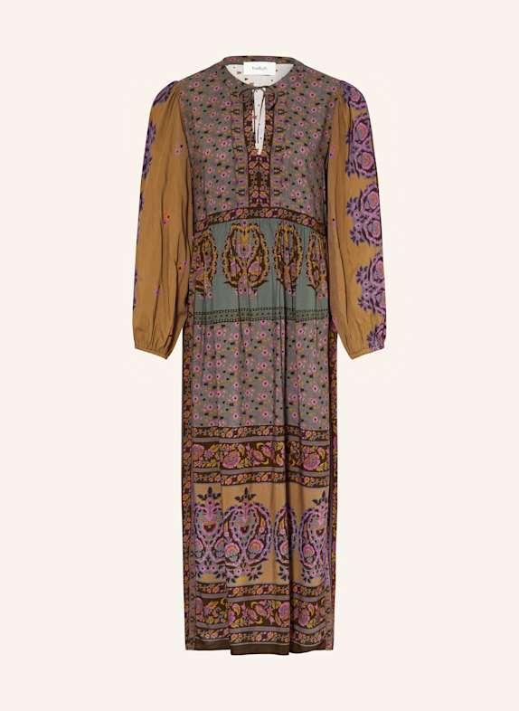 ba&sh Kleid BARLEY PETROL / BRAUN / DUNKELBRAUN