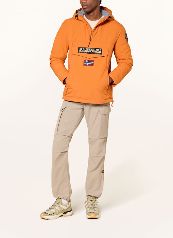 NAPAPIJRI Overjas RAINFOREST POCKET 2 ORANJE