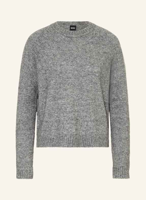 BOSS HUGO BOSS Pullover & Strickjacken Herren GRAU