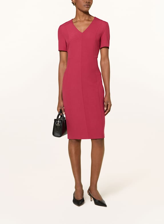 BOSS Etuikleid DAMAISA DUNKELROT