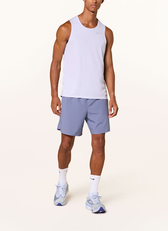 Nike 2-in-1 hardloopshort DRI-FIT CHALLANGER BLAUWGRIJS