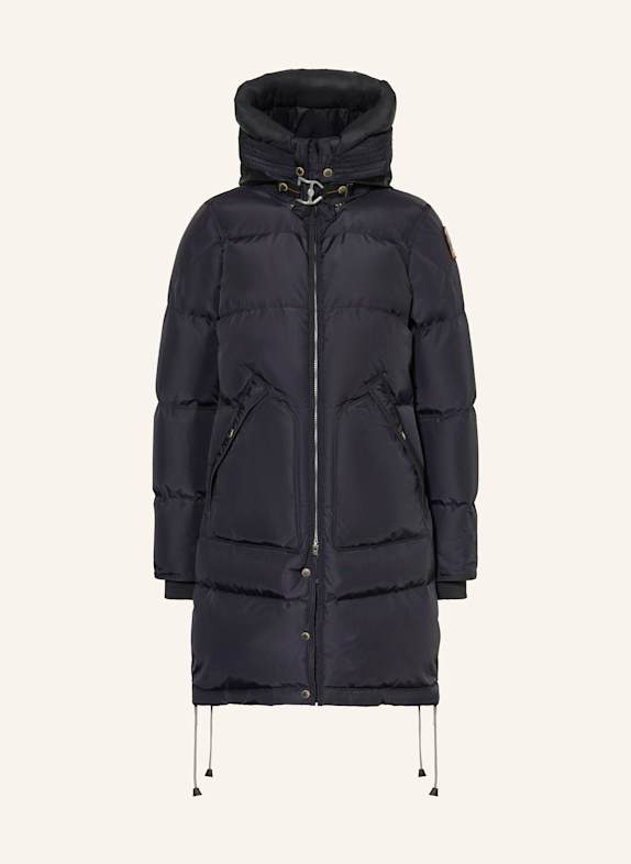 PARAJUMPERS Daunenmantel LONG BEAR mit abnehmbarer Kapuze DUNKELBLAU