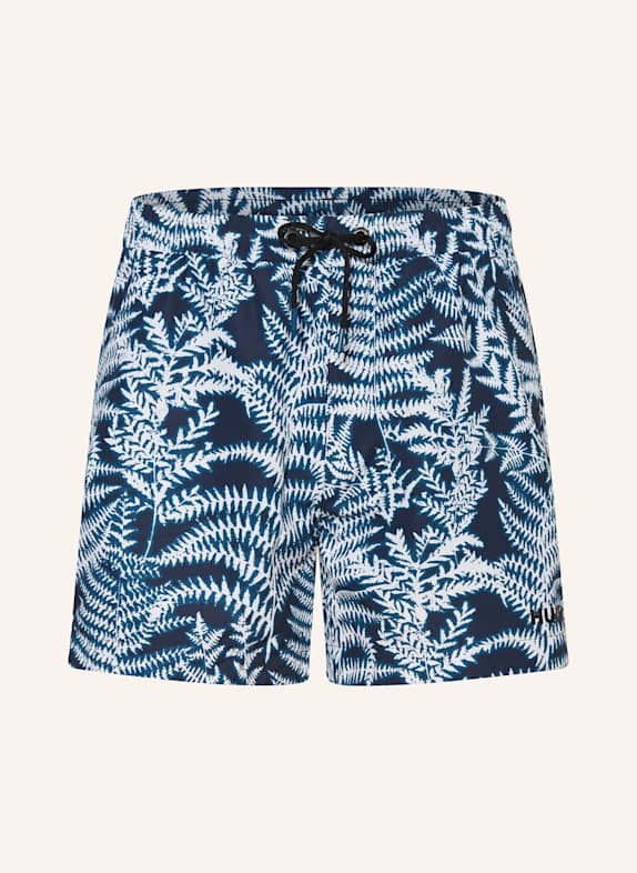 HUGO Badeshorts CALALA DUNKELBLAU / WEISS