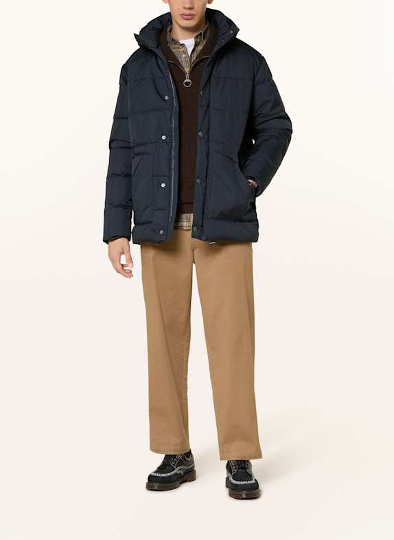 Barbour quiltad jacka MÖRKBLÅ