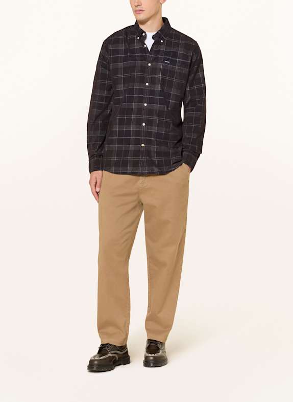 Barbour Cordhemd BLAIR Tailored Fit MARRON FONCÉ