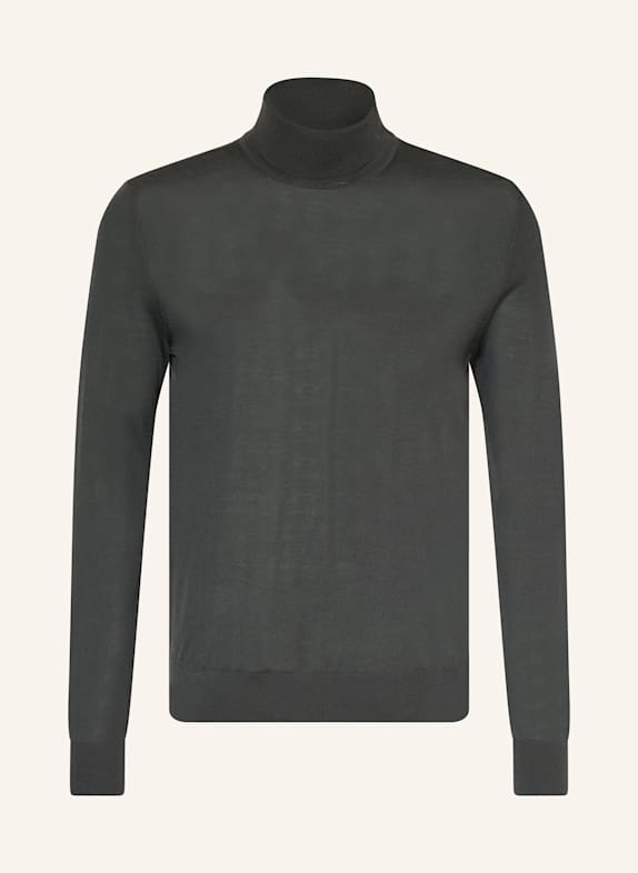 TIGER OF SWEDEN Rollkragenpullover NEVILE DUNKELGRÜN