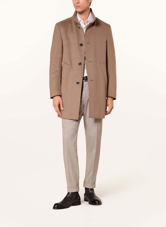 JOOP! Wollmantel MARON HELLBRAUN