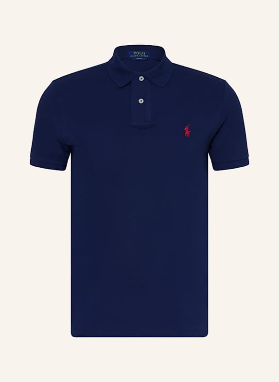 POLO RALPH LAUREN Piqué-Poloshirt Slim Fit DUNKELBLAU