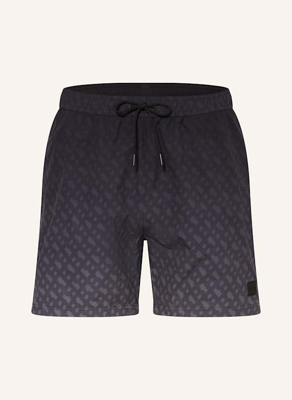BOSS Badeshorts VALE SCHWARZ/ GRAU