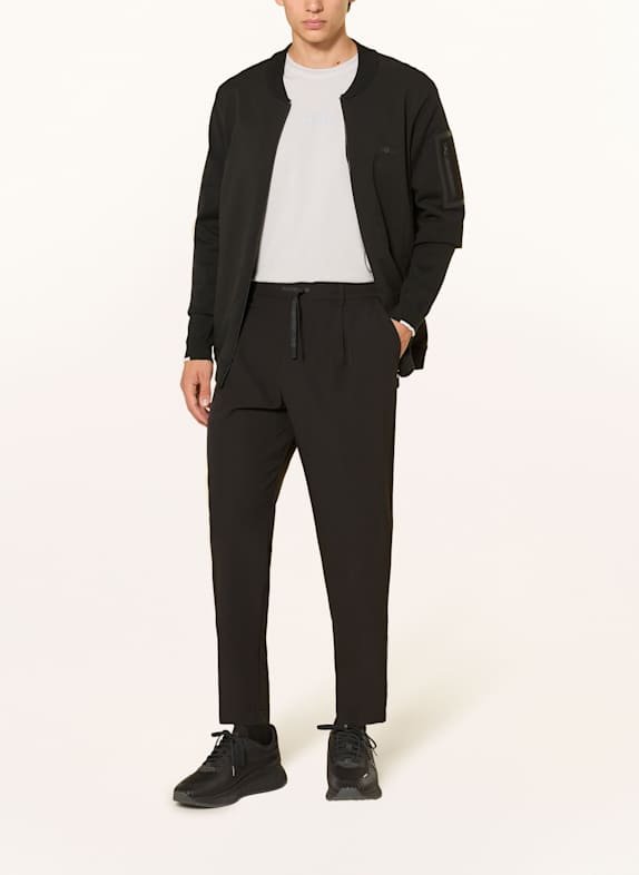 BOSS Chino T_CONVERT-PLEAT Tapered Fit SCHWARZ