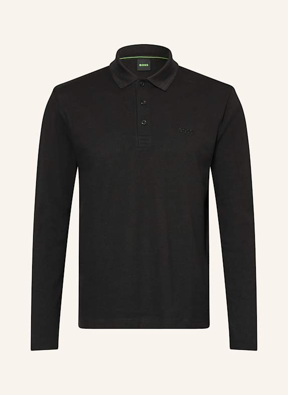 BOSS Piqué polo shirt PLISY Regular Fit BLACK
