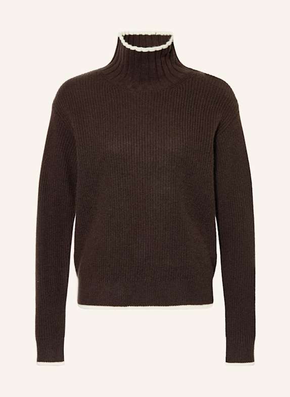 SANDRO Pullover DUNKELBRAUN