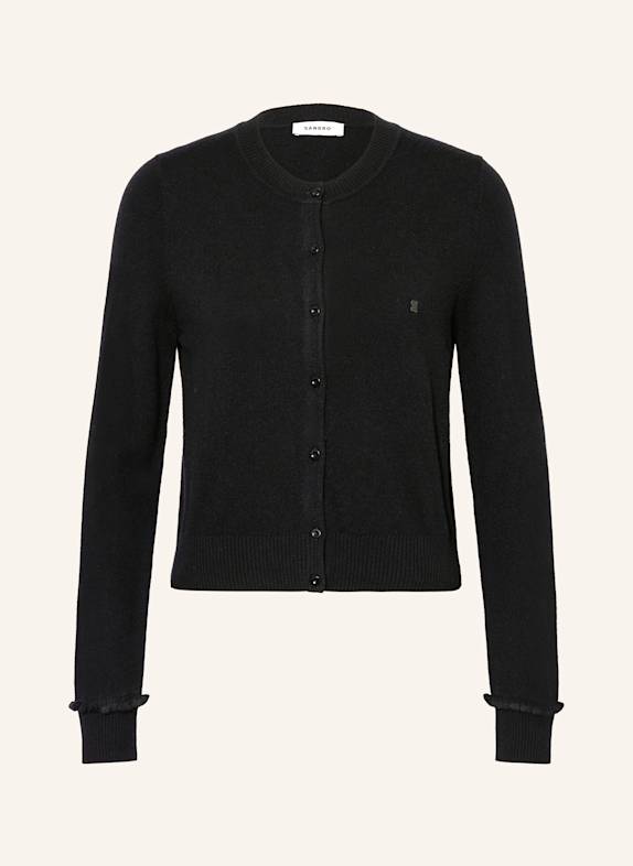SANDRO Strickjacke SCHWARZ