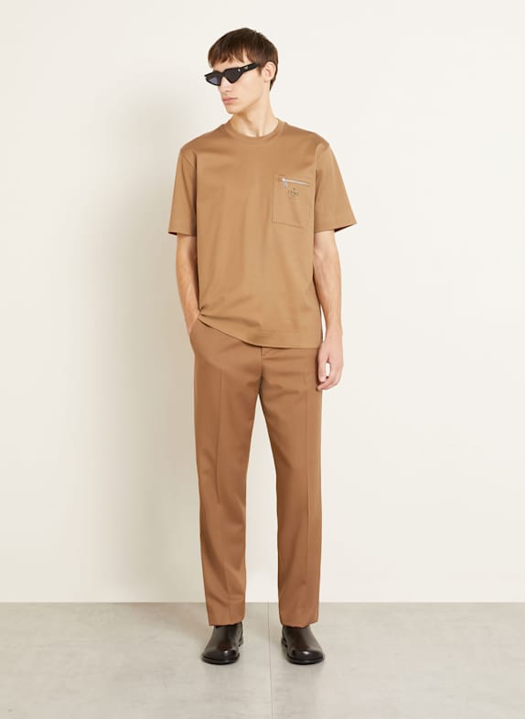 FENDI T-shirt BRUN
