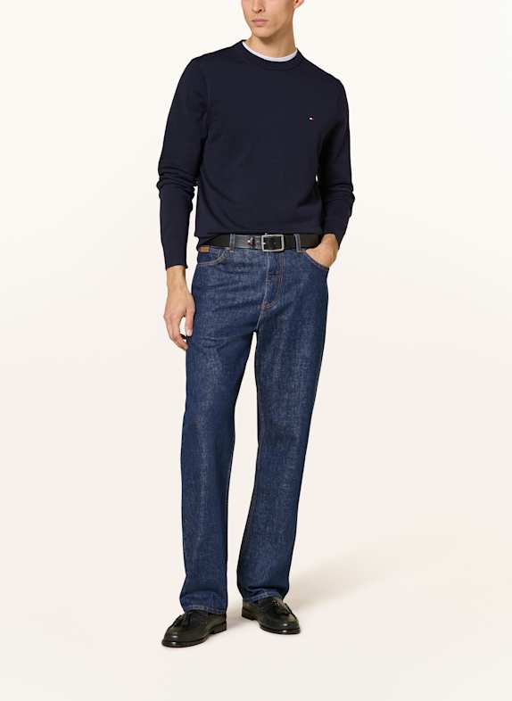 TOMMY HILFIGER tröja MÖRKBLÅ