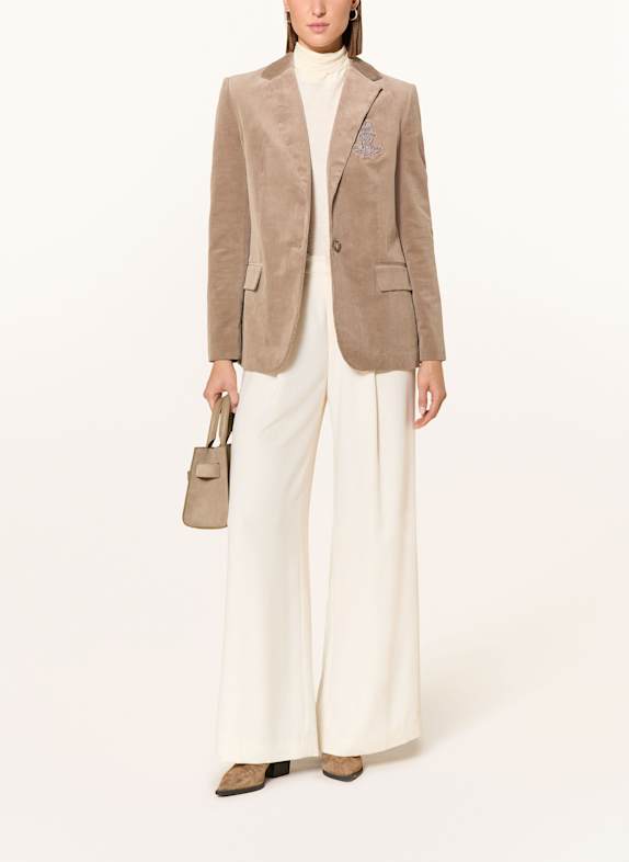 LAUREN RALPH LAUREN Corduroy blazer TAUPE