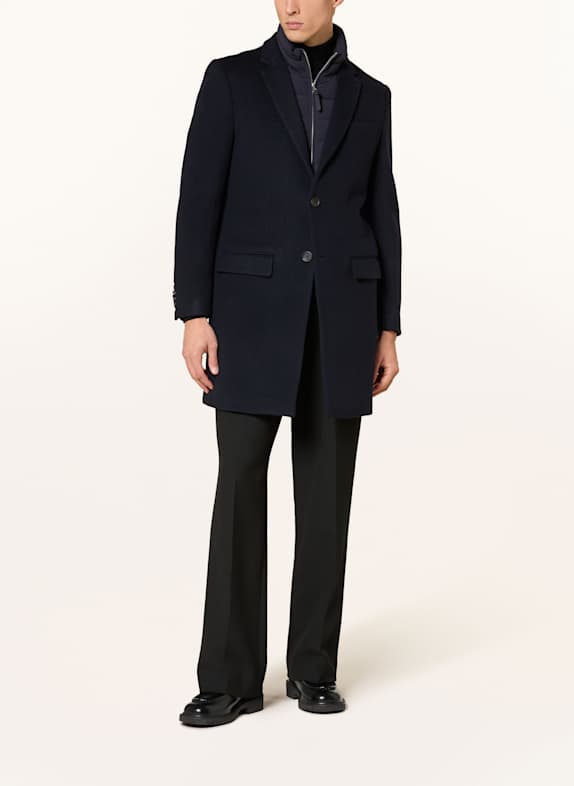 Mackage SKAI wool coat with removable panel DARK BLUE