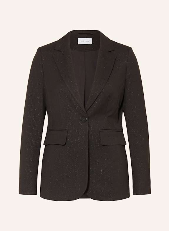 MORE & MORE Blazer mit Glitzergarn SCHWARZ