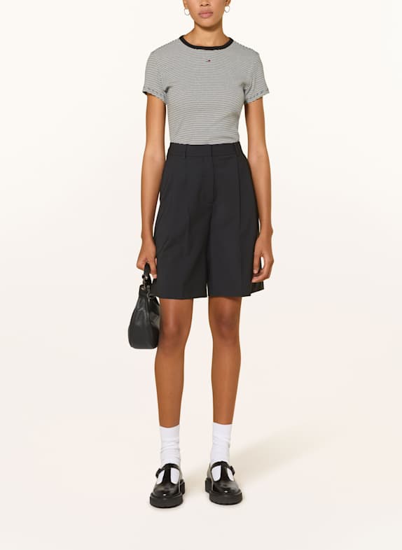 TOMMY JEANS T-shirt WIT / ZWART