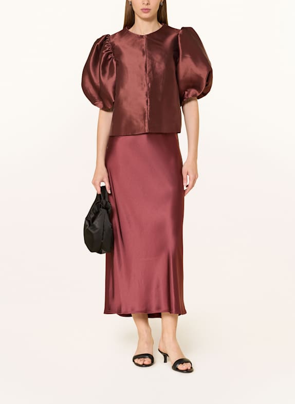 MALINA Blusenshirt CLEO DUNKELROT