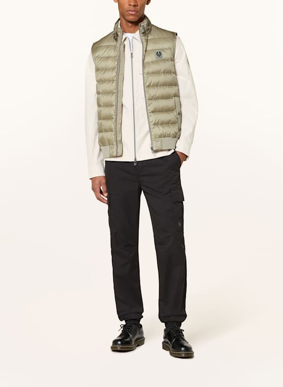 BELSTAFF Daunenweste CIRCUIT HELLGRÜN