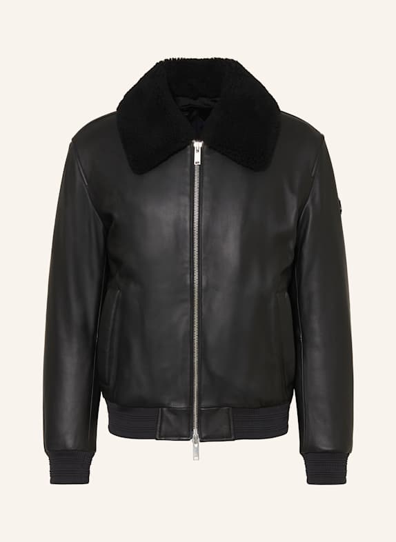 MOOSE KNUCKLES Lederblouson TOBA SCHWARZ