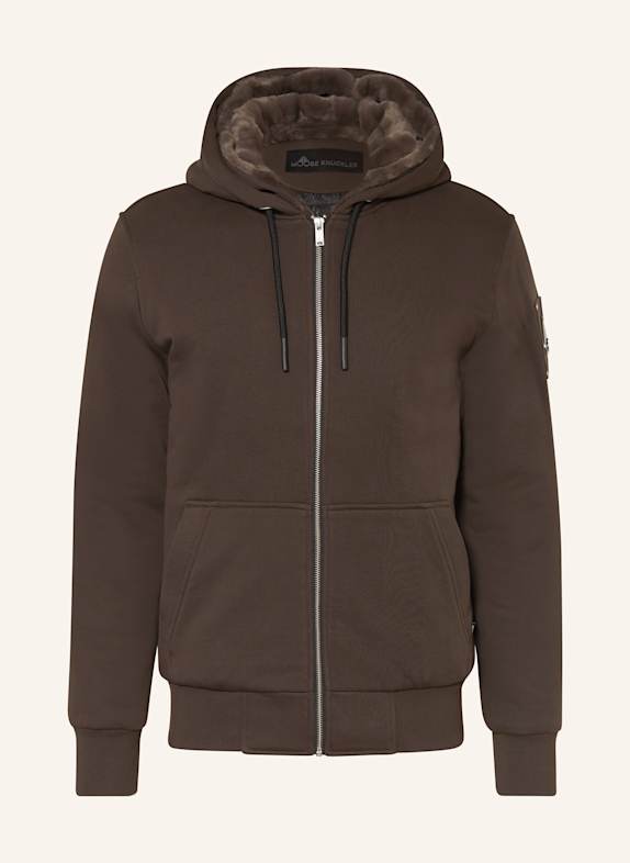 MOOSE KNUCKLES Sweatjacke BUNNY DUNKELBRAUN